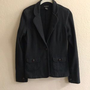 Lucky Brandon cotton blazer with brown buttons